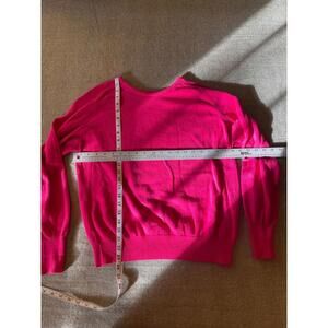 Talbots Fuchsia Combed Cotton Everyday Sweater - Size M